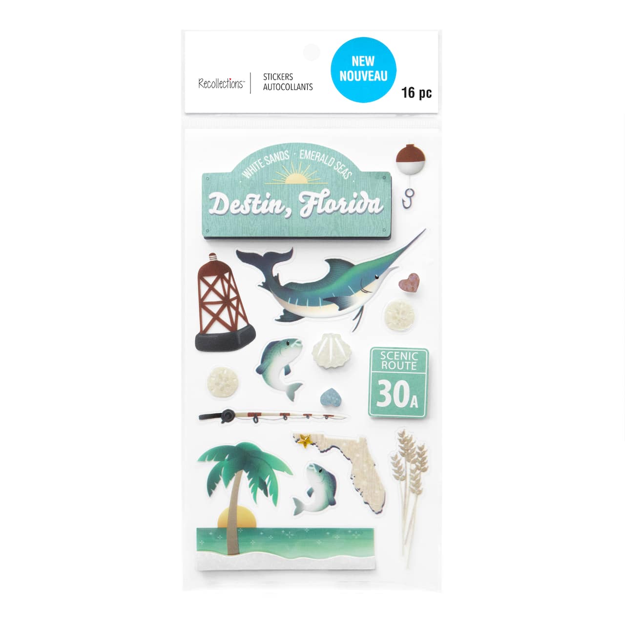 Destin, Florida Dimensional Stickers by Recollections&#x2122;